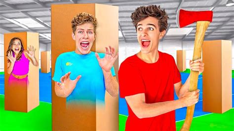 ben azelart hide and seek|EXTREME HIDE AND SEEK IN BOXES CHALLENGE! .